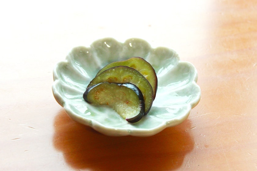 なすの梅酢浅漬け