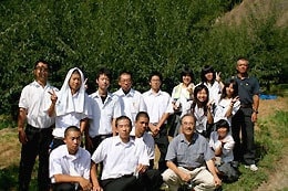 愛媛大学農学部附属農業高校果樹班の見学